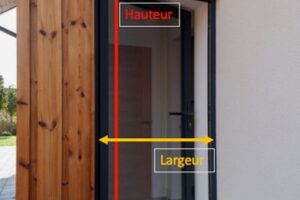 mesurer une ^porte moustiquaire sur mesure